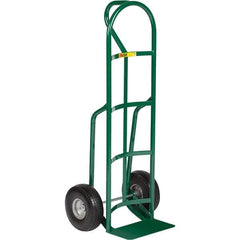 Little Giant - 800 Lb Capacity 49" OAH Hand Truck - Loop Handle, Steel, Flat-Free Microcellular Foam Wheels - Apex Tool & Supply