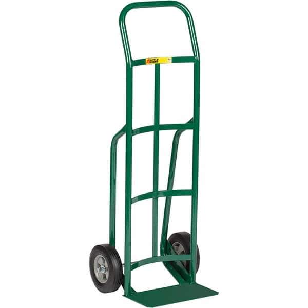 Little Giant - 800 Lb Capacity 47" OAH Hand Truck - Continuous Handle, Steel, Rubber Wheels - Apex Tool & Supply