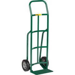 Little Giant - 800 Lb Capacity 47" OAH Hand Truck - Continuous Handle, Steel, Rubber Wheels - Apex Tool & Supply