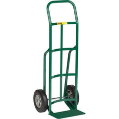 Little Giant - 800 Lb Capacity 47" OAH Hand Truck - Continuous Handle, Steel, Rubber Wheels - Apex Tool & Supply