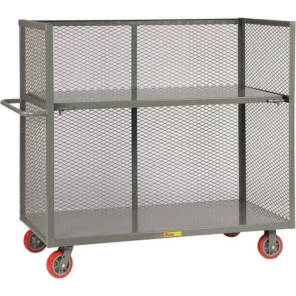 Little Giant - 3,600 Lb Capacity, 1 Shelf, Shelf Truck - 60" Long x 30" Wide x 57" High - Apex Tool & Supply