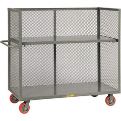 Little Giant - 3,600 Lb Capacity, 1 Shelf, Shelf Truck - 48" Long x 24" Wide x 57" High - Apex Tool & Supply