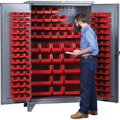 Little Giant - Storage Cabinet - Steel, 48" Wide x 32" Deep x 78" High - Apex Tool & Supply