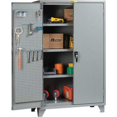 Little Giant - 3 Shelf Storage Cabinet - Steel, 60" Wide x 32" Deep x 78" High - Apex Tool & Supply