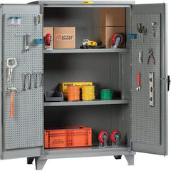 Little Giant - 2 Shelf Storage Cabinet - Steel, 48" Wide x 32" Deep x 78" High - Apex Tool & Supply
