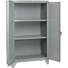 Little Giant - 2 Shelf Storage Cabinet - Steel, 60" Wide x 32" Deep x 78" High - Apex Tool & Supply