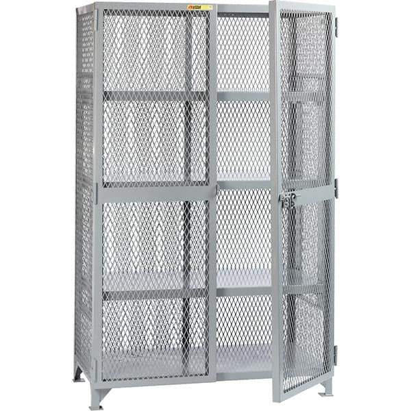 Little Giant - 3 Shelf Storage Cabinet - Steel, 49" Wide x 33" Deep x 78" High - Apex Tool & Supply