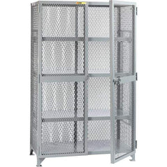 Little Giant - 3 Shelf Storage Cabinet - Steel, 61" Wide x 33" Deep x 78" High - Apex Tool & Supply