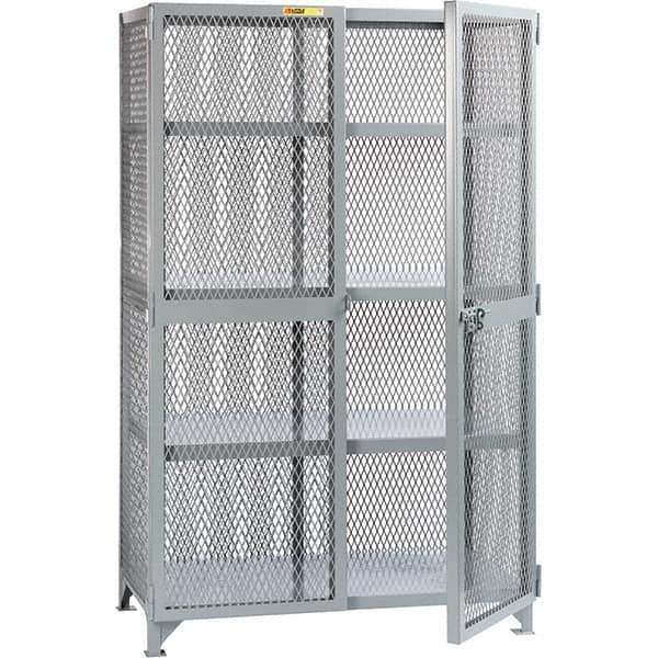 Little Giant - 3 Shelf Storage Cabinet - Steel, 61" Wide x 33" Deep x 78" High - Apex Tool & Supply