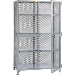 Little Giant - 3 Shelf Storage Cabinet - Steel, 61" Wide x 33" Deep x 78" High - Apex Tool & Supply