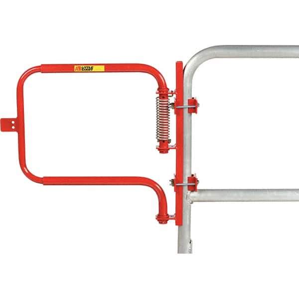 Little Giant - Steel Rail Safety Gate - Fits 22-1/2 to 36" Clear Opening, 3" Wide, - Apex Tool & Supply