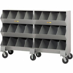 Little Giant - Bin Shelving Type: Bin Storage Cabinet Overall Height (Inch): 45-1/2 - Apex Tool & Supply
