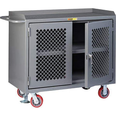 Little Giant - 3,600 Lb Capacity, 2 Drawer Mobile Cabinet - 48" Wide x 43" High - Apex Tool & Supply