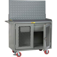 Little Giant - 3,600 Lb Capacity, 1 Drawer Mobile Cabinet - 48" Wide x 65" High - Apex Tool & Supply