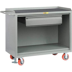 Little Giant - 3,600 Lb Capacity, 1 Drawer Mobile Cabinet - 48" Wide x 43" High - Apex Tool & Supply