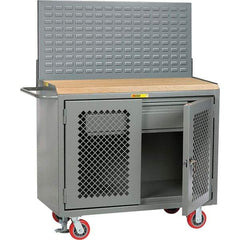 Little Giant - 3,600 Lb Capacity, 1 Drawer Mobile Cabinet - 48" Wide x 65" High - Apex Tool & Supply