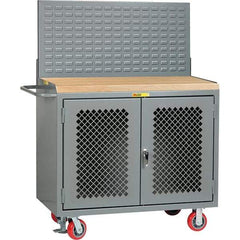 Little Giant - 3,600 Lb Capacity Mobile Cabinet - 48" Wide x 64" High - Apex Tool & Supply