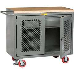 Little Giant - 3,600 Lb Capacity, 1 Drawer Mobile Cabinet - 48" Wide x 43" High - Apex Tool & Supply