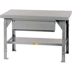 Little Giant - 60 Wide x 30" Deep x 37" High, Steel Workbench - Adjustable Height Legs - Apex Tool & Supply