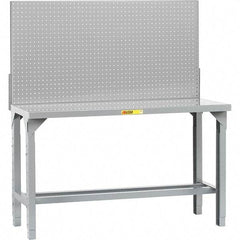 Little Giant - 60 Wide x 30" Deep x 65" High, Steel Workbench - Adjustable Height Legs - Apex Tool & Supply