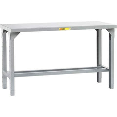 Little Giant - 60 Wide x 24" Deep x 41" High, Steel Workbench - Adjustable Height Legs - Apex Tool & Supply