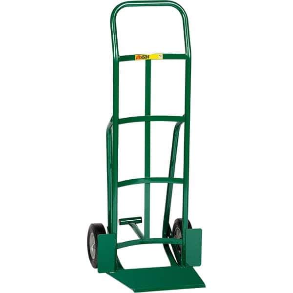 Little Giant - 800 Lb Capacity 47" OAH Hand Truck - Continuous Handle, Steel, Rubber Wheels - Apex Tool & Supply
