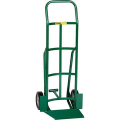 Little Giant - 800 Lb Capacity 47" OAH Hand Truck - Continuous Handle, Steel, Rubber Wheels - Apex Tool & Supply