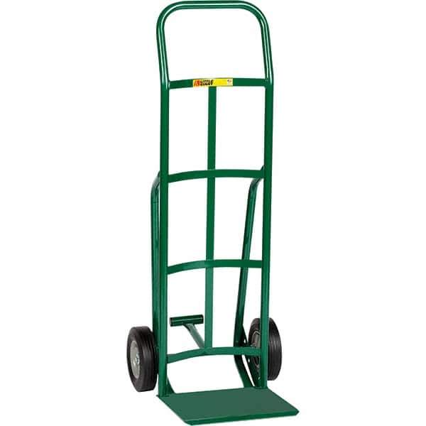 Little Giant - 800 Lb Capacity 47" OAH Hand Truck - Continuous Handle, Steel, Rubber Wheels - Apex Tool & Supply