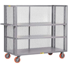 Little Giant - 3,600 Lb Capacity, 2 Shelf, Shelf Truck - 60" Long x 24" Wide x 57" High - Apex Tool & Supply