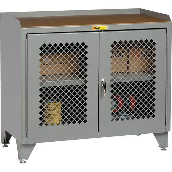 Little Giant - 2,000 Lb Capacity, 1 Drawer Mobile Cabinet Bench - 24" Wide x 43" High - Apex Tool & Supply