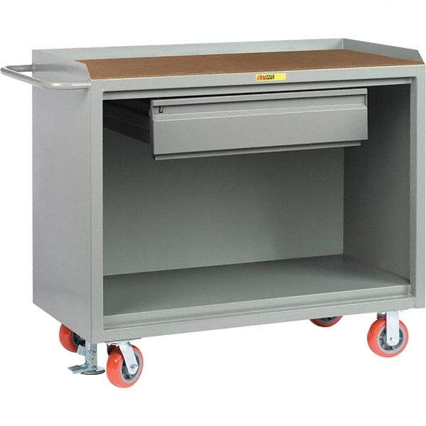 Little Giant - 3,600 Lb Capacity, 1 Drawer Mobile Cabinet - 48" Wide x 43" High - Apex Tool & Supply
