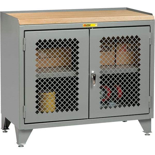 Little Giant - Stationary Workstations Type: Security Workstation Width (Inch): 36 - Apex Tool & Supply