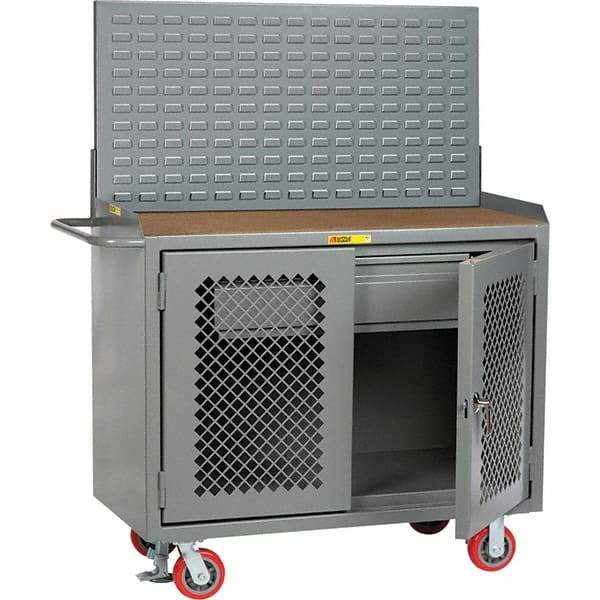 Little Giant - 3,600 Lb Capacity, 1 Drawer Mobile Cabinet - 48" Wide x 65" High - Apex Tool & Supply