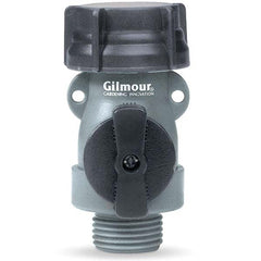 Gilmour - Garden Hose Fittings & Repair Kits Type: Shut-Off Valve Connector Type: Male; Female - Apex Tool & Supply