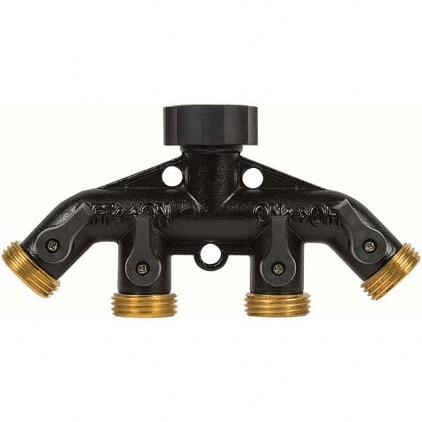 Gilmour - Garden Hose Fittings & Repair Kits Type: Shut-Off Valve Connector Type: Male; Female - Apex Tool & Supply