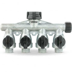 Gilmour - Garden Hose Fittings & Repair Kits Type: Shut-Off Valve Connector Type: Male; Female - Apex Tool & Supply