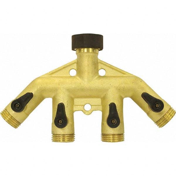 Gilmour - Garden Hose Fittings & Repair Kits Type: Shut-Off Valve Connector Type: Male; Female - Apex Tool & Supply