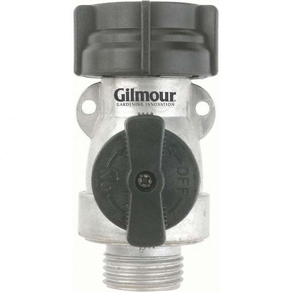 Gilmour - Garden Hose Fittings & Repair Kits Type: Shut-Off Valve Connector Type: Male; Female - Apex Tool & Supply