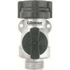 Gilmour - Garden Hose Fittings & Repair Kits Type: Shut-Off Valve Connector Type: Male; Female - Apex Tool & Supply