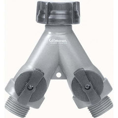 Gilmour - Garden Hose Fittings & Repair Kits Type: Shut-Off Valve Connector Type: Male; Female - Apex Tool & Supply