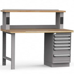 Rousseau Metal - Stationary Work Benches, Tables Type: Work Bench Top Material: Laminated Wood - Apex Tool & Supply