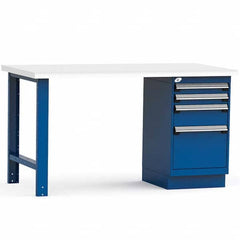 Rousseau Metal - Stationary Work Benches, Tables Type: Work Bench Top Material: Laminated Plastic - Apex Tool & Supply