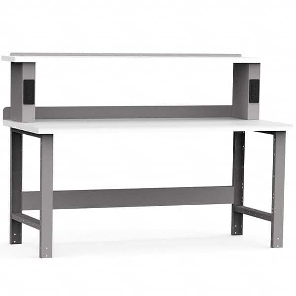 Rousseau Metal - Stationary Work Benches, Tables Type: Work Bench Top Material: Laminated Plastic - Apex Tool & Supply