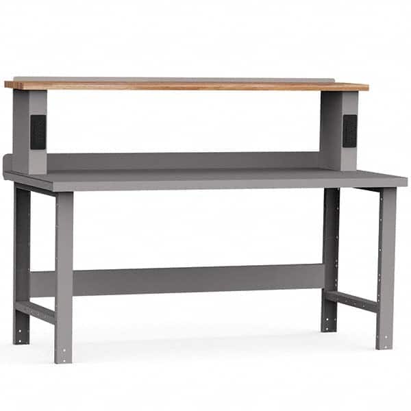 Rousseau Metal - Stationary Work Benches, Tables Type: Work Bench Top Material: Painted Steel - Apex Tool & Supply
