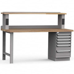 Rousseau Metal - Stationary Work Benches, Tables Type: Work Bench Top Material: Laminated Wood - Apex Tool & Supply