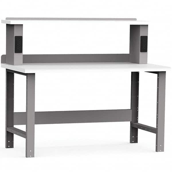 Rousseau Metal - Stationary Work Benches, Tables Type: Work Bench Top Material: Laminated Plastic - Apex Tool & Supply