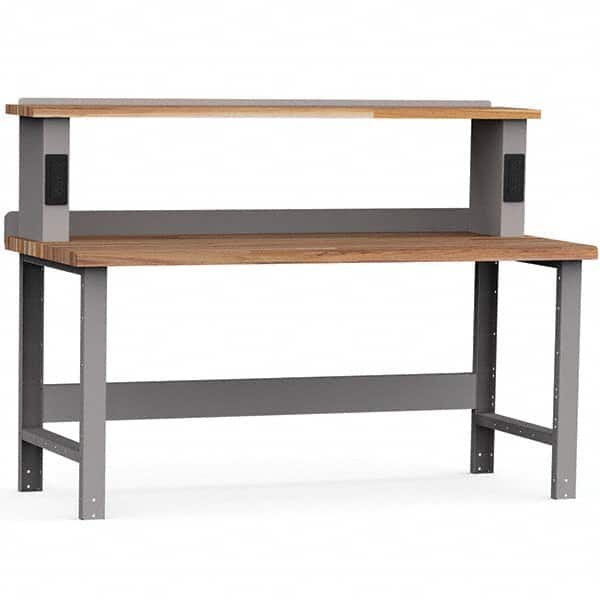 Rousseau Metal - Stationary Work Benches, Tables Type: Work Bench Top Material: Laminated Wood - Apex Tool & Supply