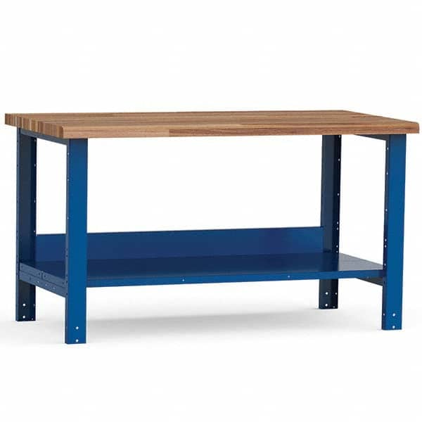 Rousseau Metal - Stationary Work Benches, Tables Type: Work Bench Top Material: Laminated Wood - Apex Tool & Supply
