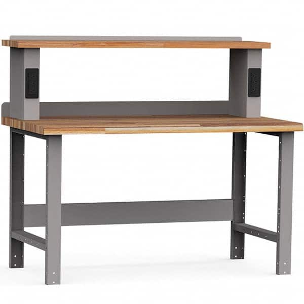 Rousseau Metal - Stationary Work Benches, Tables Type: Work Bench Top Material: Laminated Wood - Apex Tool & Supply