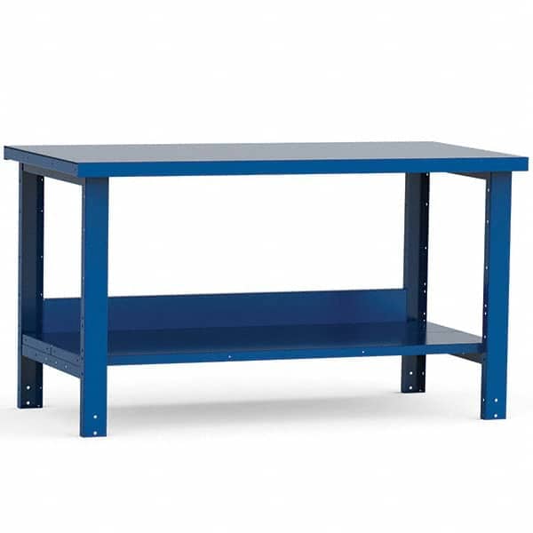 Rousseau Metal - Stationary Work Benches, Tables Type: Work Bench Top Material: Painted Steel - Apex Tool & Supply